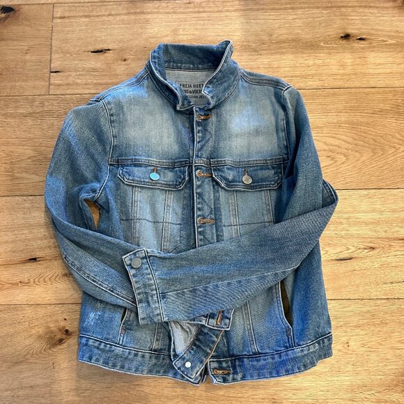 Freja for Zadig & Voltaire Denim Jacket Size Small - Picture 1 of 5